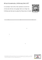 Vorschau - Arbeitsblätter - Einführung Zirkel - 3 ABs mit QR Code zu 3 Lernvideos - Seite 1