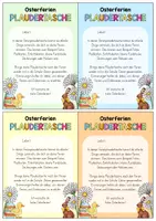 Vorschau - Anderer Materialtyp - Ferien-Plaudertasche zu den Osterferien/Frühlingsferien - Seite 2