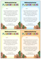 Vorschau - Anderer Materialtyp - Ferien-Plaudertasche zu den Weihnachtsferien/Winterferien - Seite 2