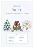 Vorschau - Stundenentwürfe - Tiere im Winter | Stationenlernen | Klassen 2, 3 & 4 - Seite 1