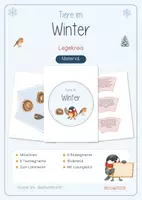 Vorschau - Stationenlernen - Tiere im Winter | Legekreis | Klassen 2, 3 & 4 - Deckblatt