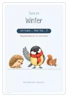 Vorschau - Stundenentwürfe - Tiere im Winter | Ich habe... Wer hat...? | Klassen 2, 3 & 4 - Seite 1