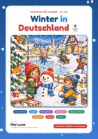 Vista previa - Unidades / Secuencias / Situaciones de Aprendizaje - Winter Arbeitsblätter Kinder: Wimmelbild, Lesen, Bingo, Brettspiel, Ausmalen & Basteln | DaF A1–A2 - Portada