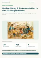 Vorschau - Anderer Materialtyp - Beobachtung & Dokumentation in der Kita organisieren | 46 Vorlagen & 45 Impulskarten - Deckblatt