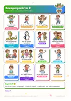 Vista previa - Unidades / Secuencias / Situaciones de Aprendizaje - Bewegungsspiele DaF Kinder: 12 Spiele, Bewegungskarten, Würfel, Bingo & Bewegungspausen | Deutsch A1 - página 3