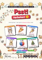 Vista previa - Unidades / Secuencias / Situaciones de Aprendizaje - Erklärspiel DaF Kinder: Psst! Verboten! – 96 Wortkarten mit Bildern zum Sprechen | Deutsch A1–A2 - Portada