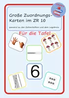 Vorschau - Fördermaterial/Inklusion - Tafel-Zuordnungskarten im ZR10 - Menge, Darstellung und Zahl - Deckblatt