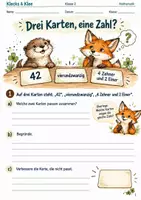 Vorschau - Arbeitsblätter - Zahlen darstellen – Arbeitsheft Mathematik Klasse 2 - Deckblatt