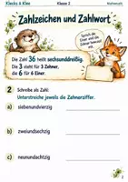 Vorschau - Arbeitsblätter - Zahlen darstellen – Arbeitsheft Mathematik Klasse 2 - Seite 1