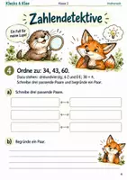 Vorschau - Arbeitsblätter - Zahlen darstellen – Arbeitsheft Mathematik Klasse 2 - Seite 3