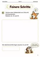 Vorschau - Arbeitsblätter - Zahlenstrahl bis 100 – Arbeitsheft Klasse 2 - Seite 3
