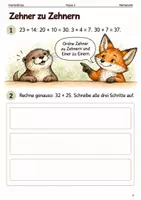 Vorschau - Arbeitsblätter - Addition und Subtraktion – 5 Hefte Klasse 2 - Seite 2