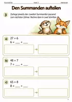 Vorschau - Arbeitsblätter - Addition über den Zehner – Arbeitsheft Klasse 2 - Seite 2