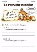 Vorschau - Arbeitsblätter - Runde Hilfsaufgaben – Mathe-Arbeitsheft Klasse 2 - Seite 1