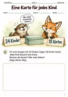 Vorschau - Arbeitsblätter - Materialbedarf berechnen – Arbeitsheft Klasse 2 - Deckblatt