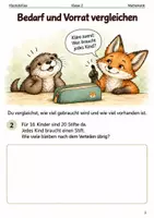 Vorschau - Arbeitsblätter - Materialbedarf berechnen – Arbeitsheft Klasse 2 - Seite 1