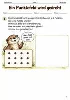 Vorschau - Arbeitsblätter - Punktefelder und Tauschaufgaben – Heft Klasse 2 - Deckblatt