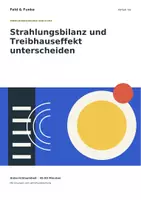 Vorschau - Arbeitsblätter - Strahlungsbilanz und Treibhauseffekt unterscheiden | Physik Klasse 7/8 | Experiment und Arbeitsblätter - Deckblatt