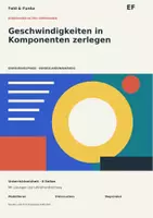Vorschau - Arbeitsblätter - Physik EF | Geschwindigkeiten in Komponenten zerlegen | Unterrichtseinheit mit Lösungen - Deckblatt