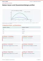 Vorschau - Arbeitsblätter - Physik EF | Schräge Würfe mit Startbedingungen berechnen | Unterrichtseinheit mit Lösungen - Seite 3