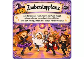 Vorschau - Bildkarten - Halloween Partyspiele / Klassenzimmer / Zuhause / Spiele / Bewegung - Seite 1