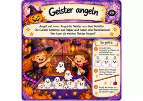 Vorschau - Bildkarten - Halloween Partyspiele / Klassenzimmer / Zuhause / Spiele / Bewegung - Seite 3