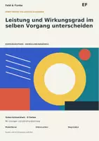 Vorschau - Arbeitsblätter - Physik EF | Leistung und Wirkungsgrad im selben Vorgang unterscheiden | Unterrichtseinheit mit Lösungen - Deckblatt