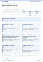 Vorschau - Test - Physik EF | Lernzielkontrolle Impuls und Kraftstoß untersuchen | Testpaket A/B mit Lösungen - Seite 1