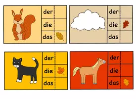 Vorschau - Bildkarten - Herbst Klammerkarten, Herbst 1.Klasse, Deutsch Herbst, Artikel Herbst, der die das Herbst - Seite 3