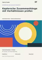 Vorschau - Arbeitsblätter - Physik EF | Keplersche Zusammenhänge mit Verhältnissen prüfen | Unterrichtseinheit mit Lösungen - Deckblatt