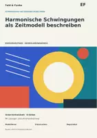 Vorschau - Arbeitsblätter - Physik EF | Harmonische Schwingungen als Zeitmodell beschreiben | Unterrichtseinheit mit Lösungen - Deckblatt