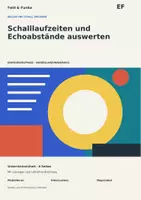Vorschau - Arbeitsblätter - Physik EF | Schalllaufzeiten und Echoabstände auswerten | Unterrichtseinheit mit Lösungen - Deckblatt