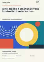 Vorschau - Arbeitsblätter - Physik EF | Eine eigene Forschungsfrage kontrolliert untersuchen | Unterrichtseinheit mit Lösungen - Deckblatt