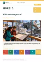 Vorschau - Unterrichtsreihen - MORE! 3 Unit 4 (LP 2023) • ENGLIVA PLAY: Wild and dangerous? – Sprechspiel & Logic Cards - Deckblatt
