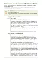 Vorschau - Stundenentwürfe - Religion: Prophetie, Engagement für Gottes Gerechtigkeit als Stationenlernen/Lerntheke - Seite 2