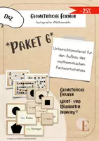 Vorschau - Stationenlernen - *PAKET 6* Geometrische Formen DaZ - Deckblatt
