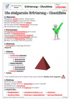 Vorschau - Arbeitsblätter - AB Checkliste eingliedrige Erörterung - Seite 2