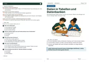 Vorschau - Arbeitsblätter - Spickzettel-Paket Informatik kompakt | 8 Faltblätter mit Übungen in drei Stufen und Lösungen | Klasse 7–10 - Seite 2