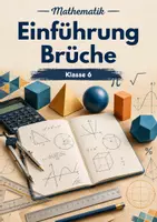 Vorschau - Arbeitsblätter - Brüche verstehen – Zähler, Nenner & Bruchteile - Deckblatt
