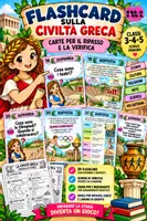 anteprima - Esercizi - STORIA 5 _CIVILTA' GRECA: FLASHCARD PER RIPASSO E VERIFICA - Pagina di copertina