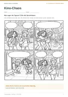 Vorschau - Stundenentwürfe - Eigene Comics schreiben | DaF/DaZ Klasse 3/4 | Kino-Chaos - Seite 3