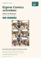 Vorschau - Stundenentwürfe - Eigene Comics schreiben | DaF/DaZ Klasse 5/6 | Alarm im Museum - Deckblatt