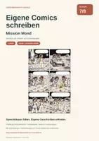 Vorschau - Stundenentwürfe - Eigene Comics schreiben | DaF/DaZ Klasse 7/8 | Mission Mond - Deckblatt