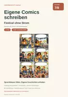 Vorschau - Stundenentwürfe - Eigene Comics schreiben | DaF/DaZ Klasse 7/8 | Festival ohne Strom - Deckblatt
