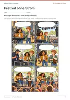 Vorschau - Stundenentwürfe - Eigene Comics schreiben | DaF/DaZ Klasse 7/8 | Festival ohne Strom - Seite 2