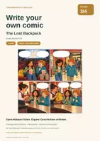 Vorschau - Stundenentwürfe - Eigene Comics schreiben | Englisch Klasse 3/4 | The Lost Backpack - Deckblatt