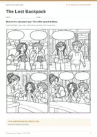 Vorschau - Stundenentwürfe - Eigene Comics schreiben | Englisch Klasse 3/4 | The Lost Backpack - Seite 3
