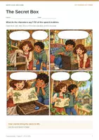 Vorschau - Stundenentwürfe - Eigene Comics schreiben | Englisch Klasse 3/4 | The Secret Box - Seite 2