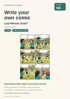 Vorschau - Stundenentwürfe - Eigene Comics schreiben | Englisch Klasse 5/6 | Last-Minute Goal? - Deckblatt