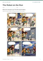 Vorschau - Stundenentwürfe - Eigene Comics schreiben | Englisch Klasse 5/6 | The Robot on the Run - Seite 2